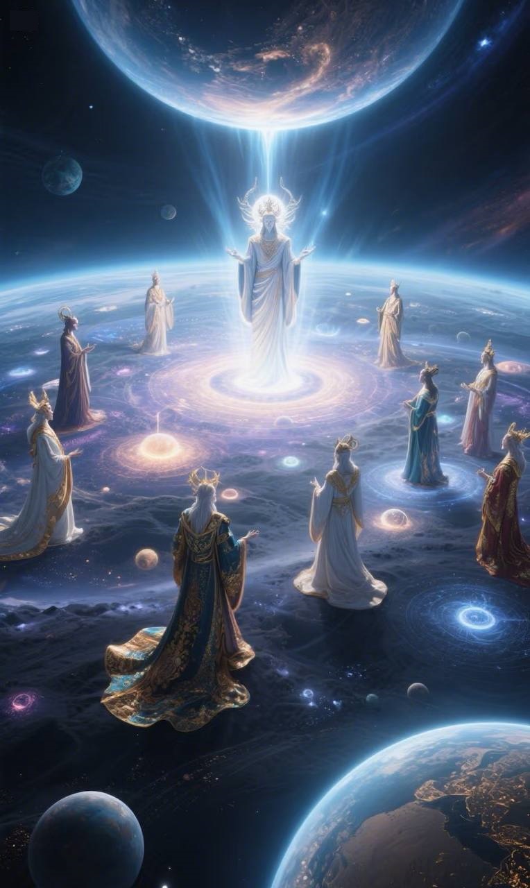 冥想中的宇宙之光